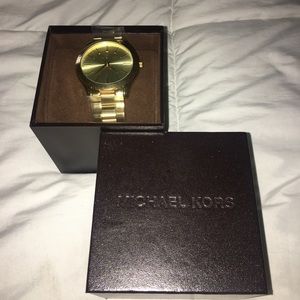 NWT Michael Kors Slim Runway Watch